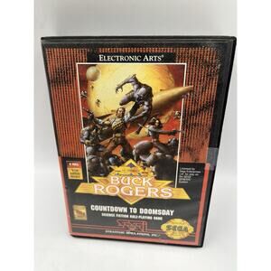 Buck Rogers: Countdown to Doomsday (Sega Genesis) Complete W/ Manual CIB